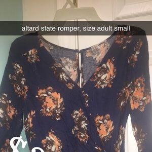 altard state romper!! adult small, gently worn
